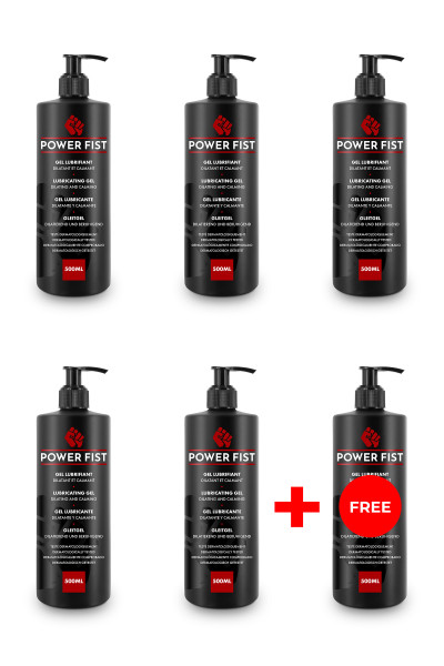 Lot de 5 Power Fist 500 ml...