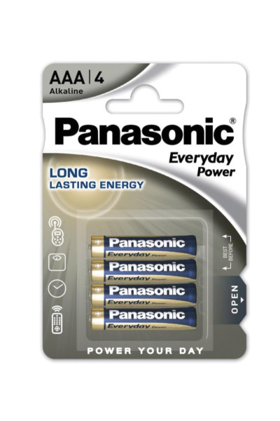 4 PILES PANASONIC LR03 AAA