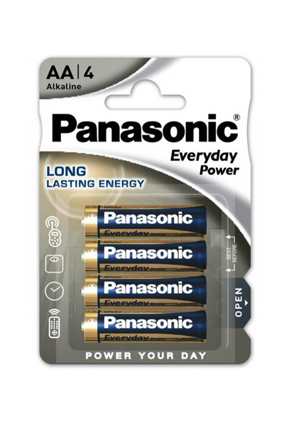 4 PILES PANASONIC LR06 AA