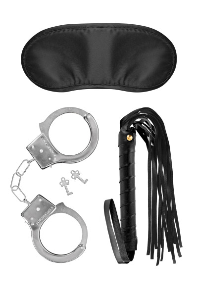 Kit BDSM menottes, martinet...